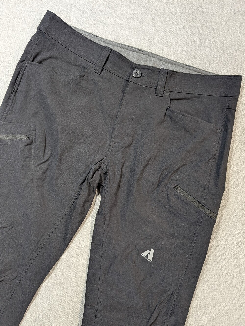 Eddie Bauer First Ascent Nylon Pants Men's 38 X 30 Black Outdoor Hiking